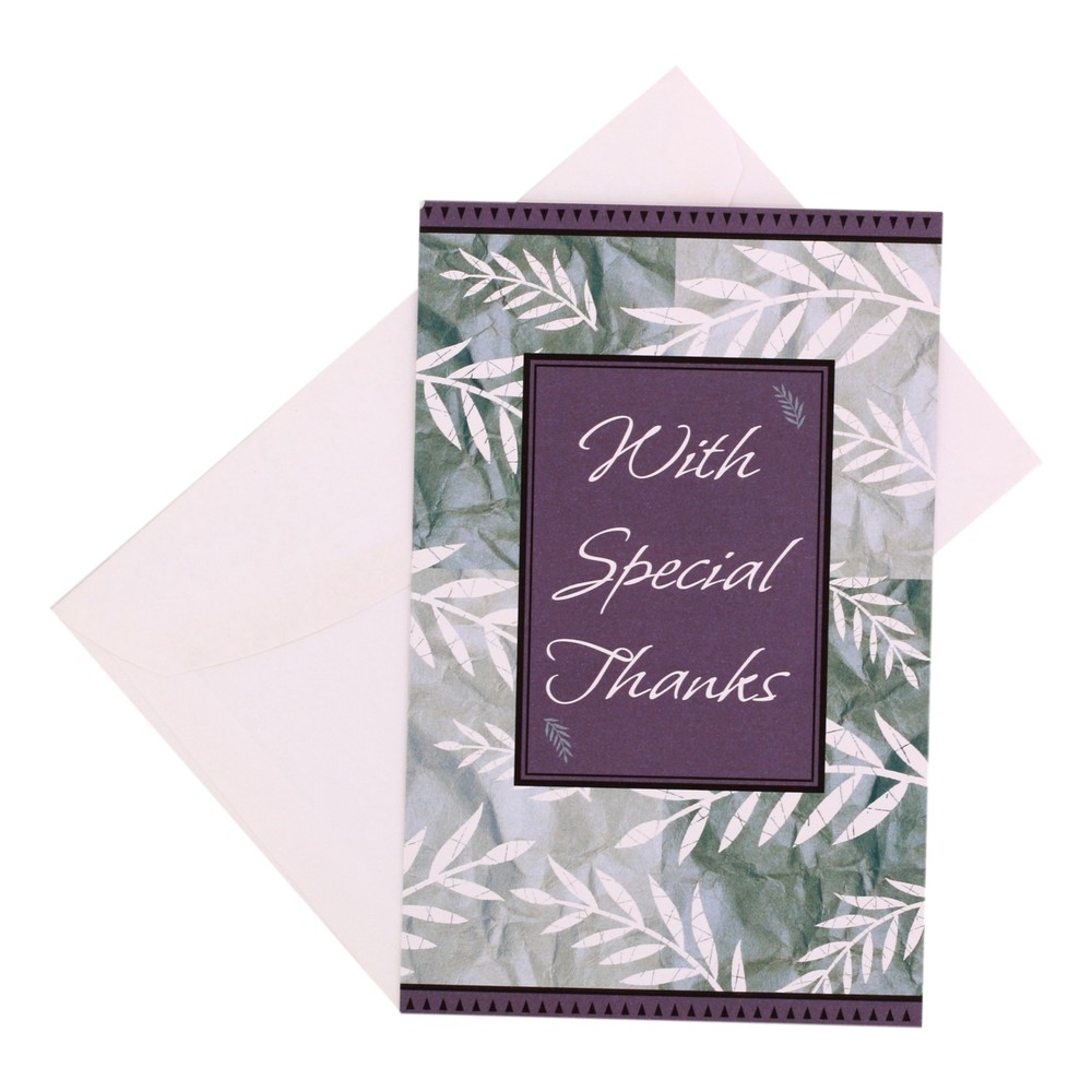 Thank you:With Special Thanks