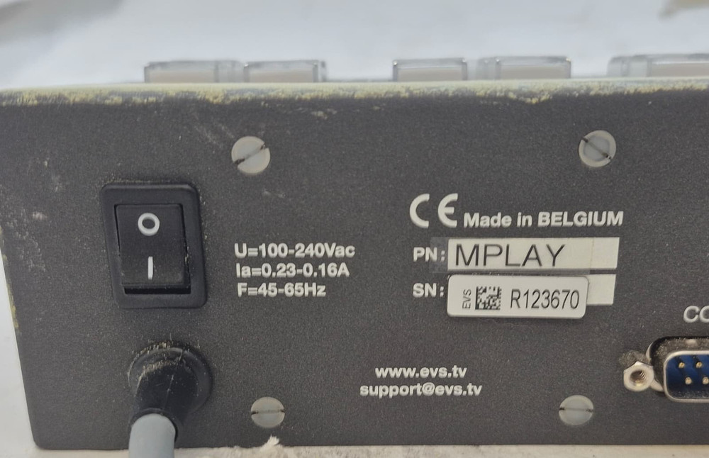 EVS MPlay remote controller - Controller panel only