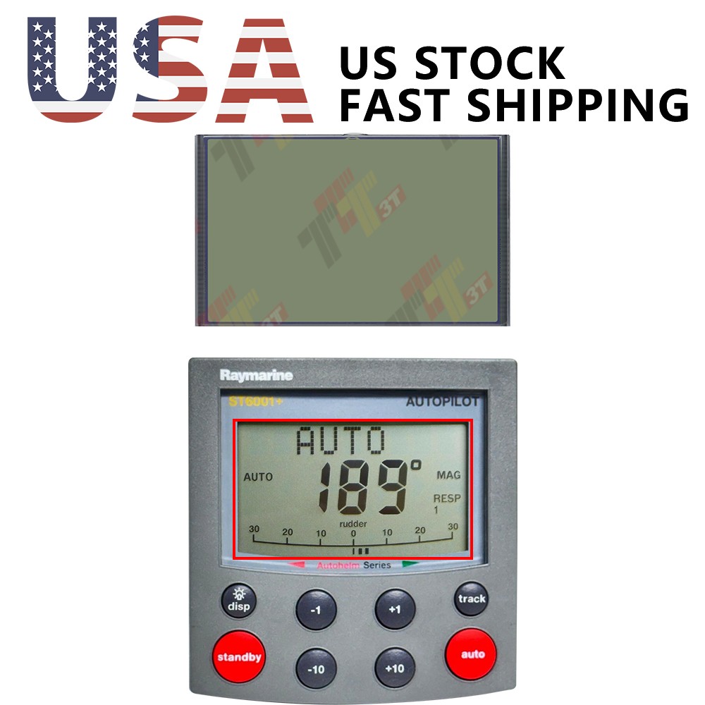 Display for Raymarine / Autohelm ST6000+ / ST6001+ Autopilot Control Head Unit