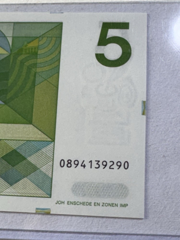 1973 Netherlands 5 Gulden Banknote P# 95