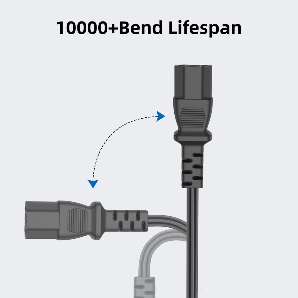 AC Power Cord for EcoFlow Delta 3 Delta 3 Plus