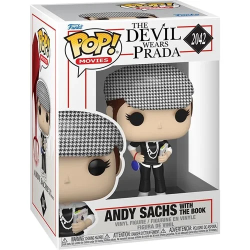 Funko POP! The Devil Wears Prada Andy Sachs with Book Figure 2042 + Protector