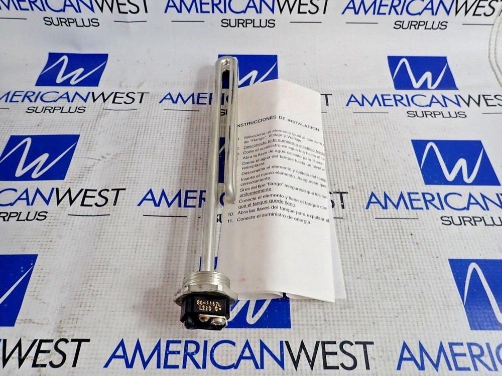 CHROMALOX 2E754 HEATING ELEMENT NEW IN BOX 120V 1650W