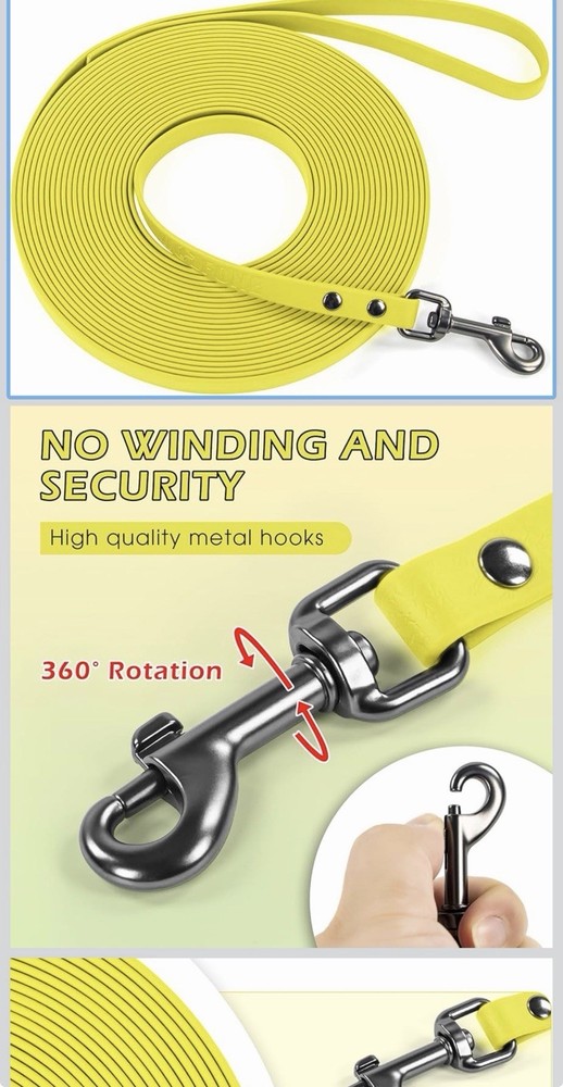 50ft biothane leash