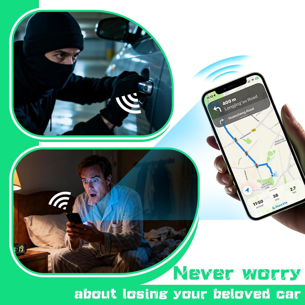 GPS Tracker for Vehicles (Ios Only), Mini Magnetic GPS Car Tracker Devices Hidde