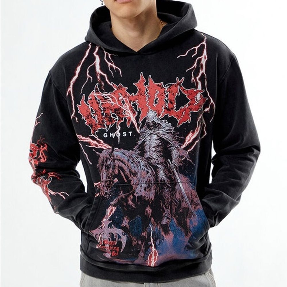 PacSun Horseman Hoodie Sz Medium