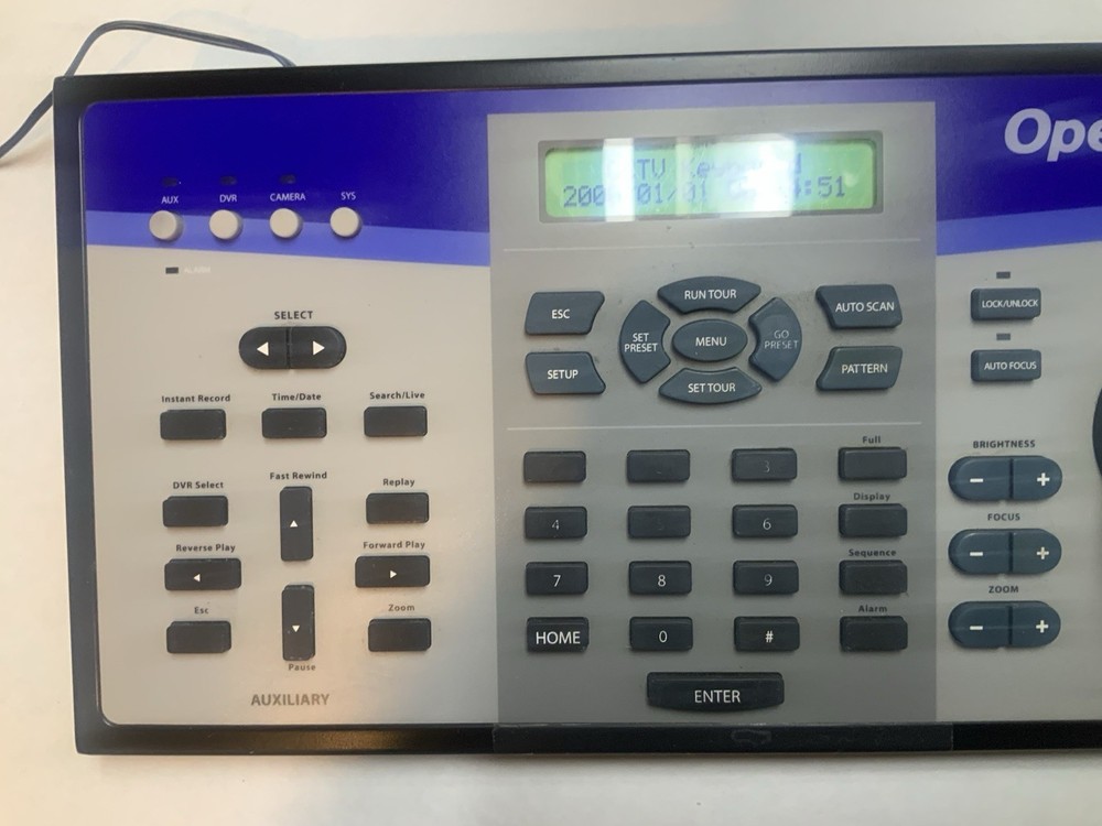OpenEye CA-501J Optix PT2 Joystick Keyboard PTZ Dome Camera Controller