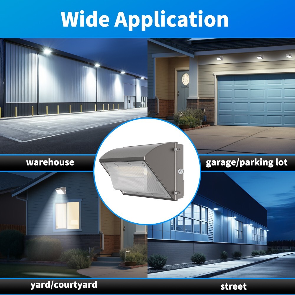 150W LED Wall Pack Light 18000LM IP65 Waterproof 5000K LED Security Light