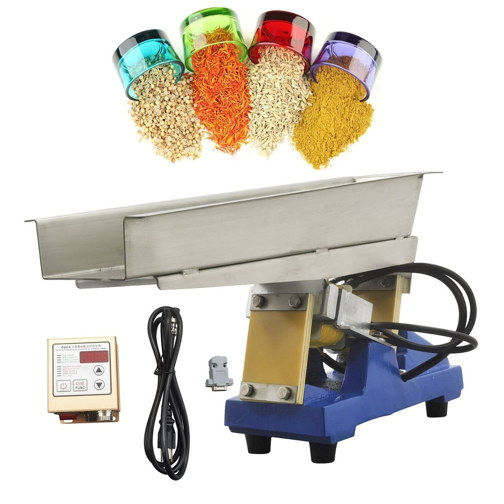 Electromagnetic Vibrating Feeder Shaking Feeding Vibratory Machine 110V 30W