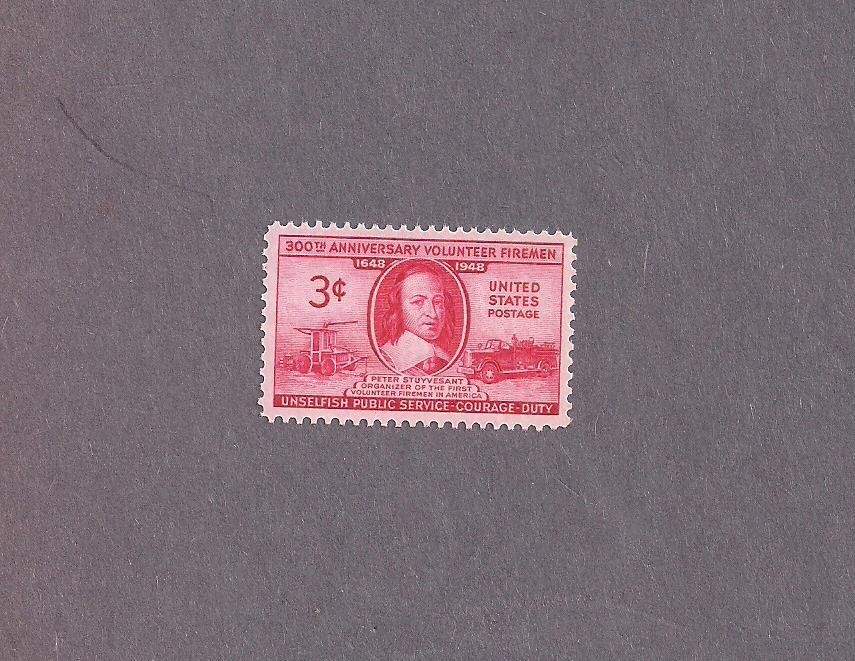 #971 Volunteer Firemen Issue mint NHOG