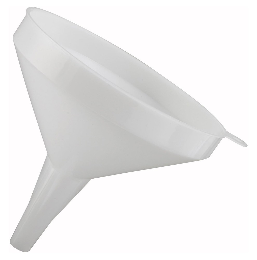 Plastic Funnel, 6.25-Inch Diameter,White,Medium