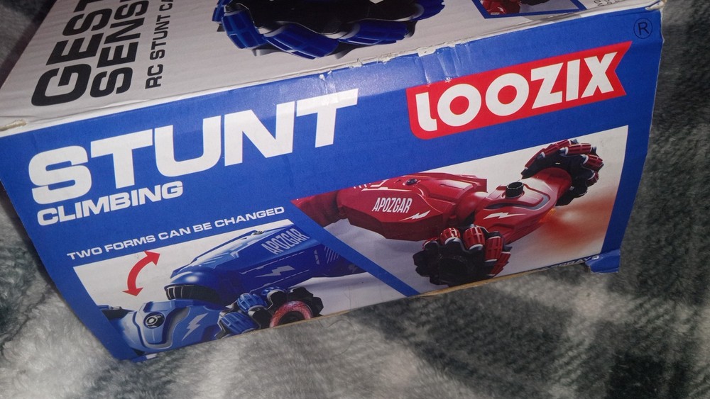 LOOZIX Gesture Sensing RC Stunt Car, Lights, Music, Hand Gesture Remote Control