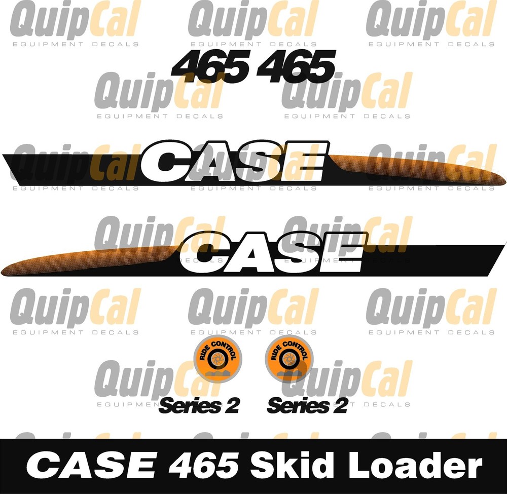 Case 465 Skid Loader Decal Set