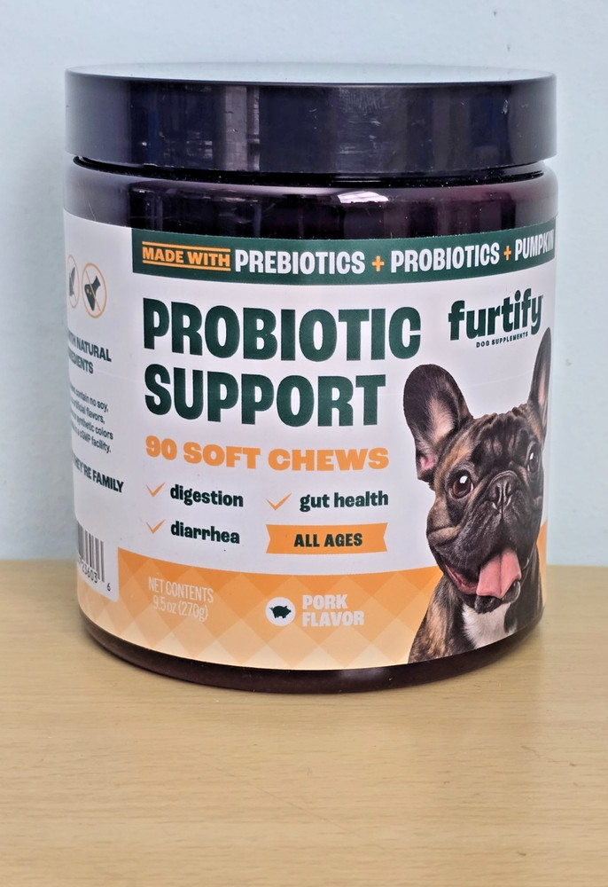 Furtify Probiotic Support for Dogs – 90 Soft Chews