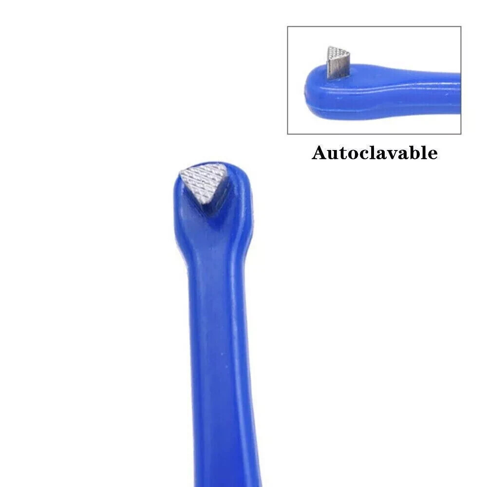 3 Pcs Dental Hand Use Instruments Band Molar Push Orthodontic Plastic Handle