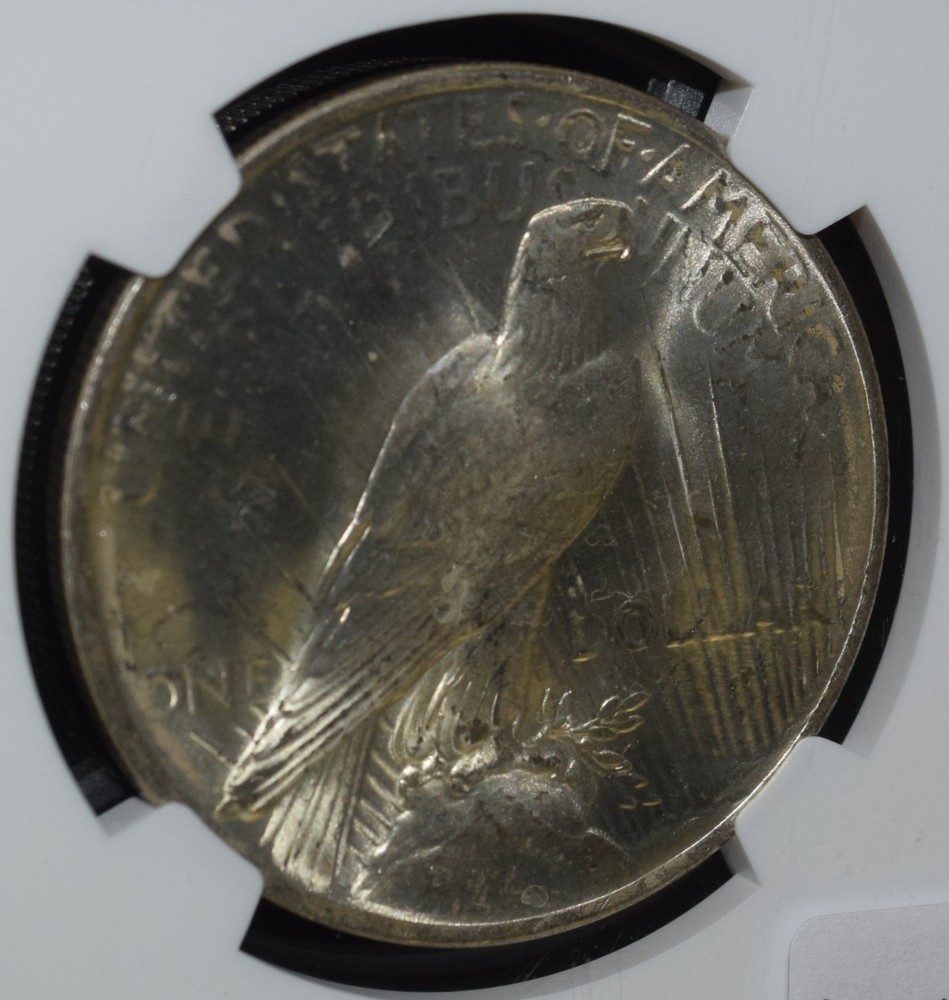 1923 P NGC MS66 Silver Peace Dollar Toned