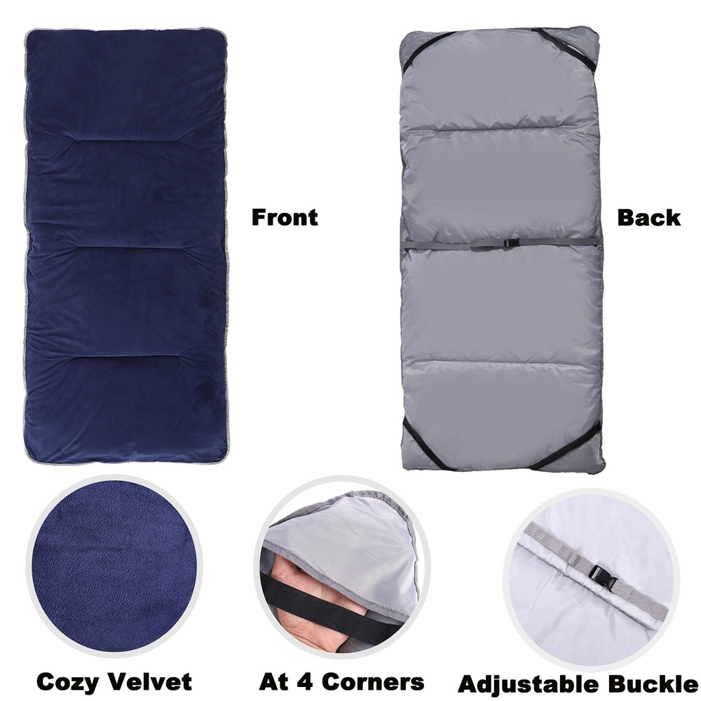Thick Camping Sleeping Pad Soft Comfortable Microfiber Camping Cot Pads for A...