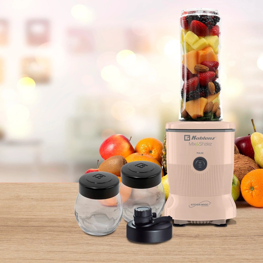 600W 20.2 Oz Personal Mix and Shake Blender Kit