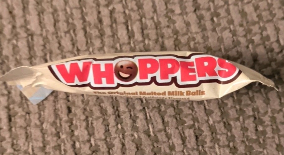 Rare UnOpened Empty Whoppers Candy Wrapper