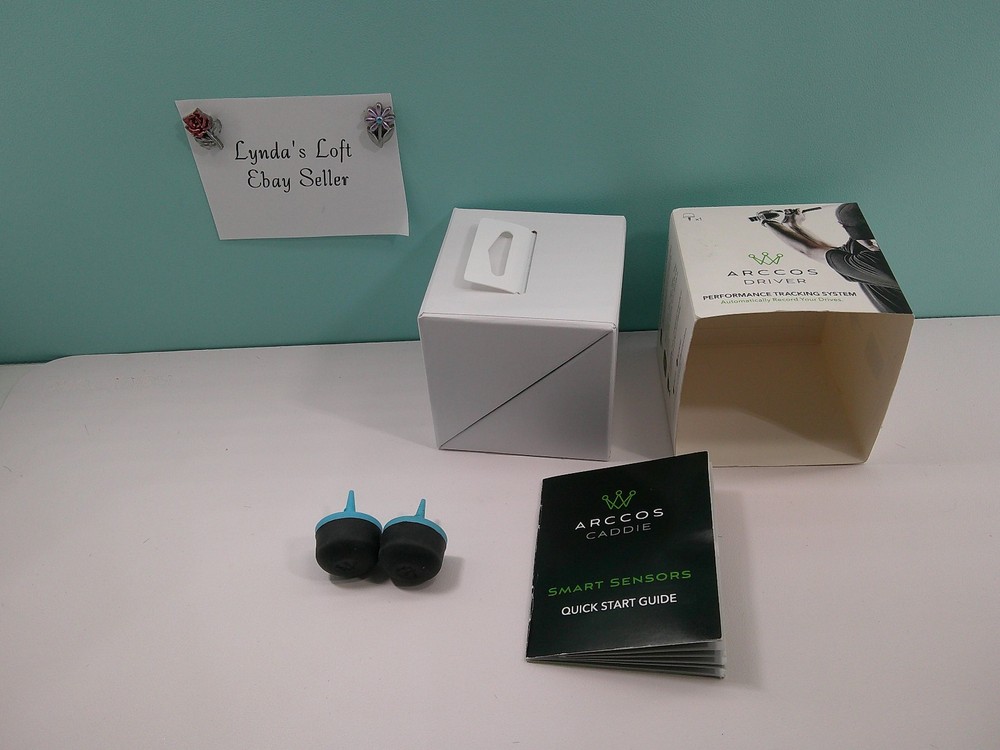 2 Arccos Driver Performance Tracking System, records your drives BLUE