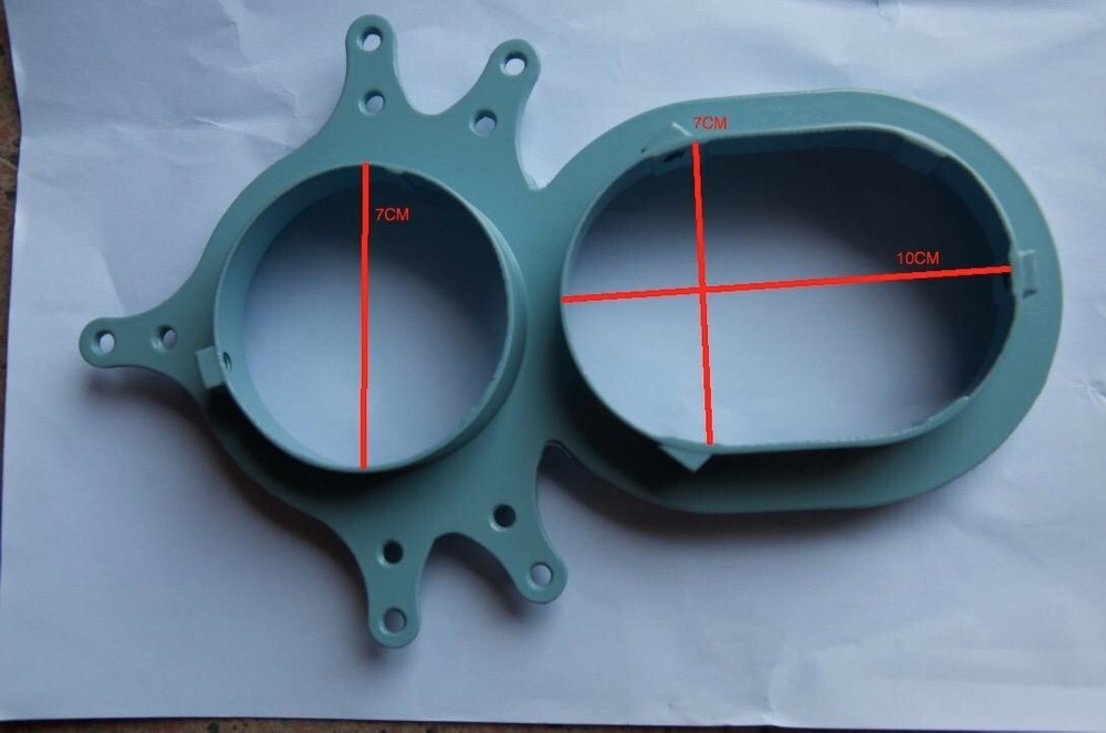 C Band LNB Holder for 2 LNBS