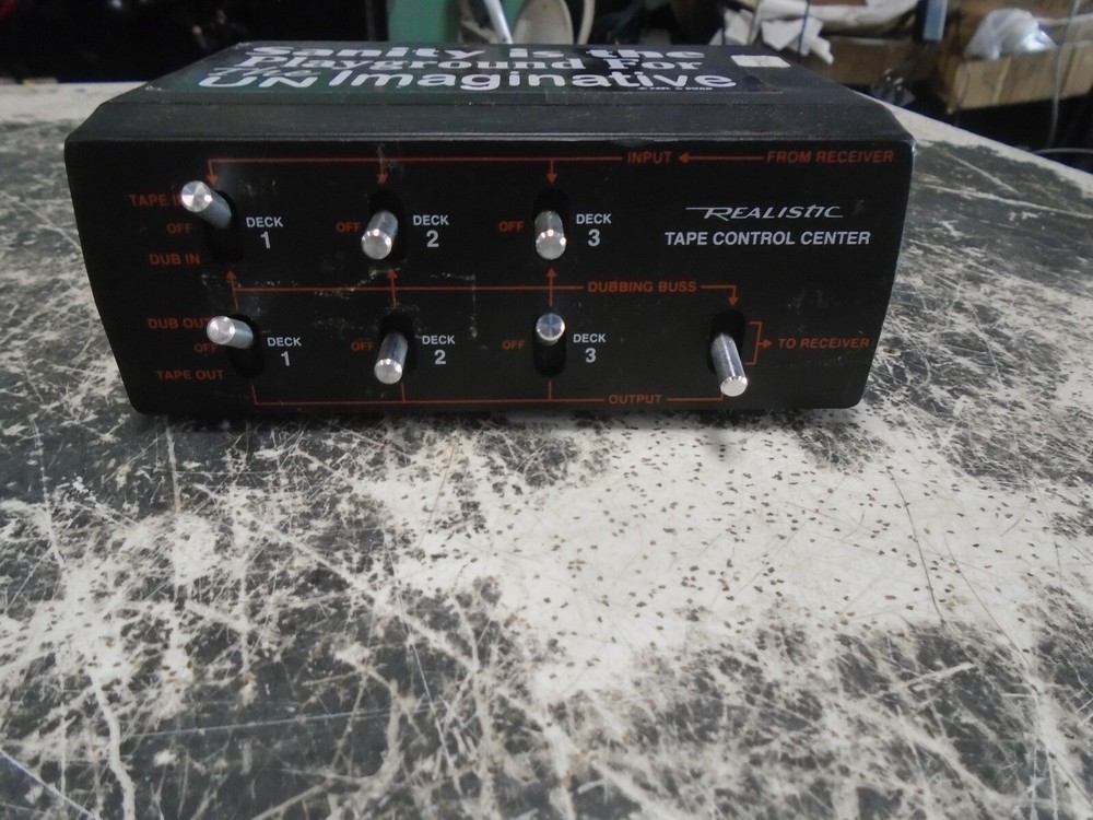 Vintage Realistic 42-2105 Tape Control Center