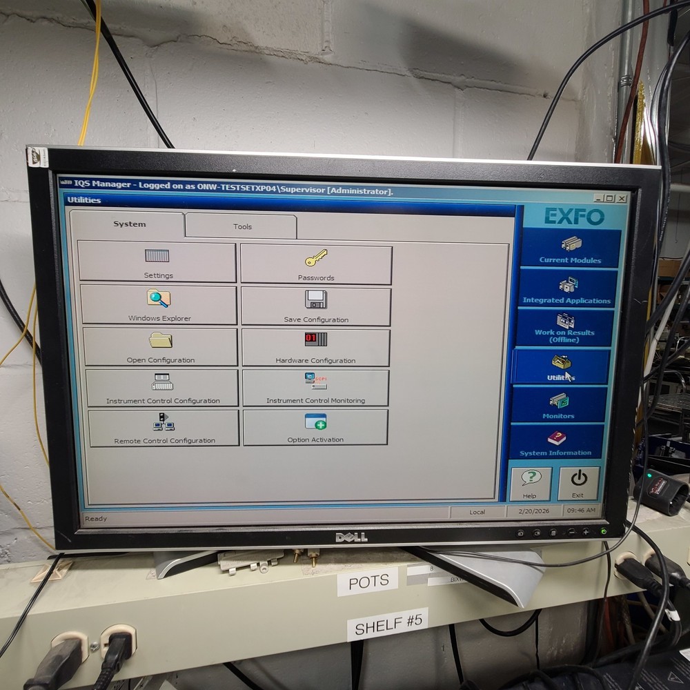EXFO IQS-610P HS Integrated Qualification System with 4 modules