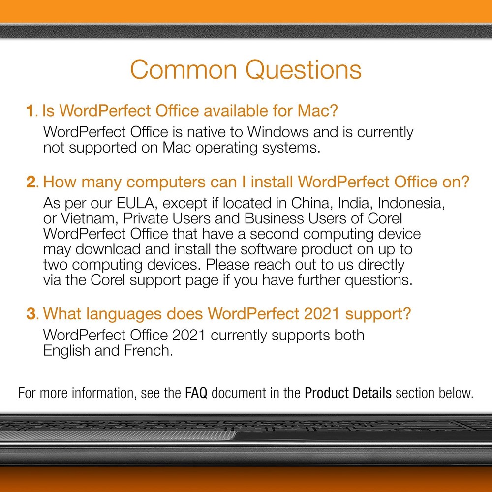 Corel WordPerfect Office 2021 Pro Education Box Pack