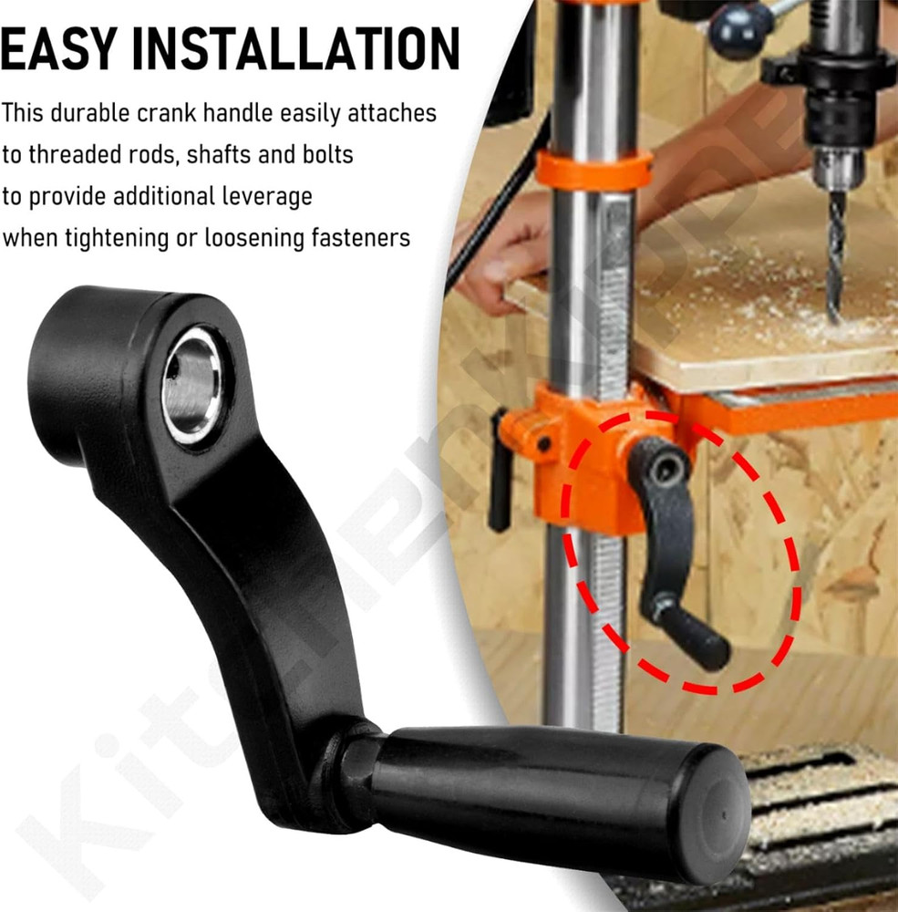 Drill Press Crank Handle 9/16 Shaft Compatible with Craftsman