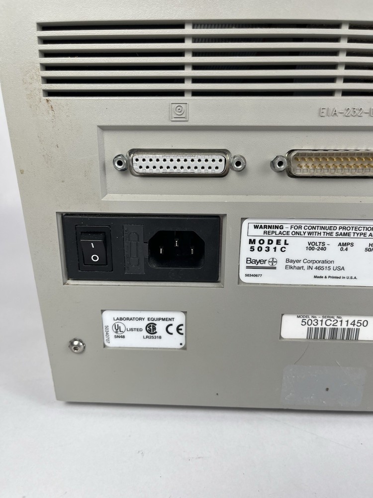 Bayer DCA 2000+ Hemoglobin Analyzer Model - 5031C - Powers On - READ