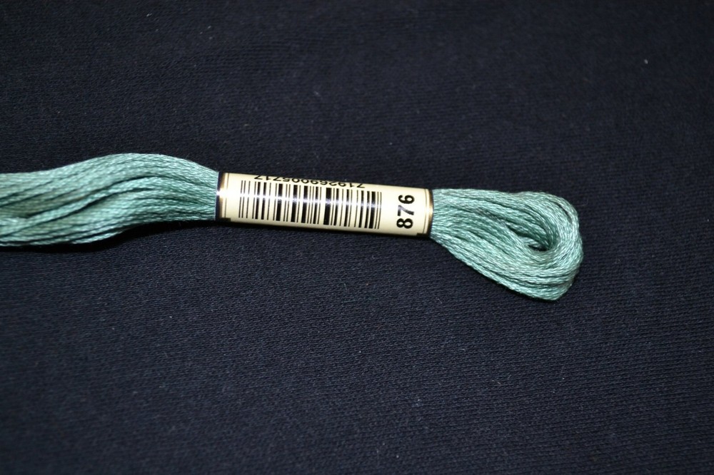 Anchor Cotton Threads for Embroidery Shade 876 Pine