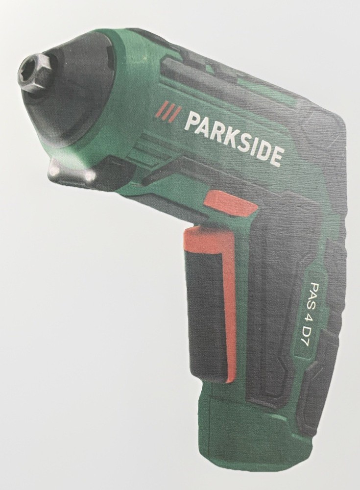 Parkside - Powerful 4v Cordless Screwdriver. Integrated LED Work Light. USB-C