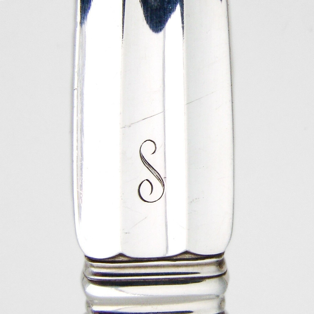 Acorn Pie Server Georg Jensen All Sterling Silver Mono S