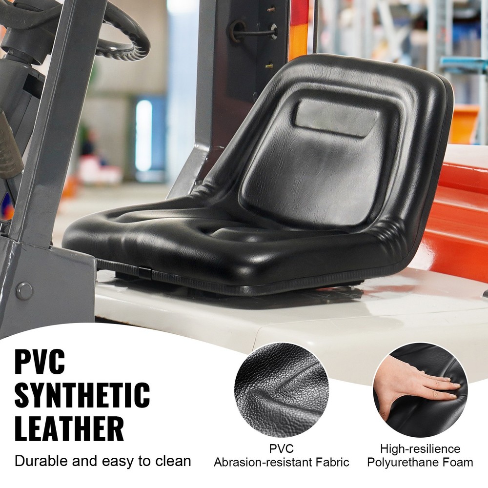 Universal Forklift Seat Tractor Seat with Micro Switch & Drainage Holes