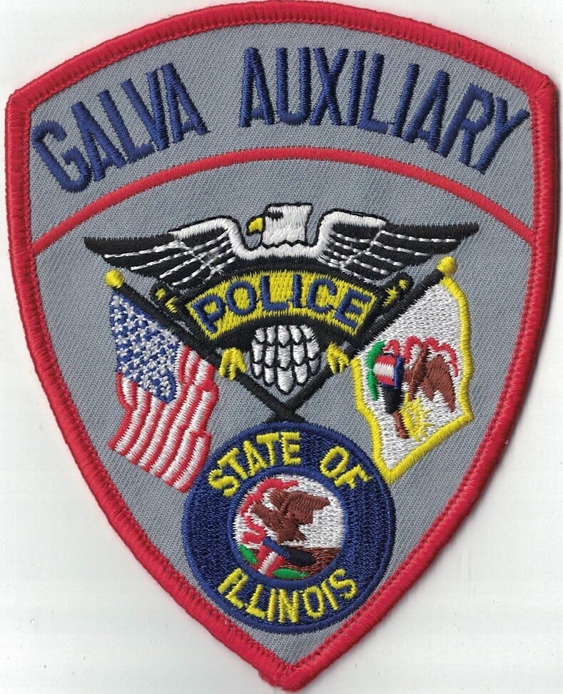 Galvia Auxiliary Police Patch Illinois IL