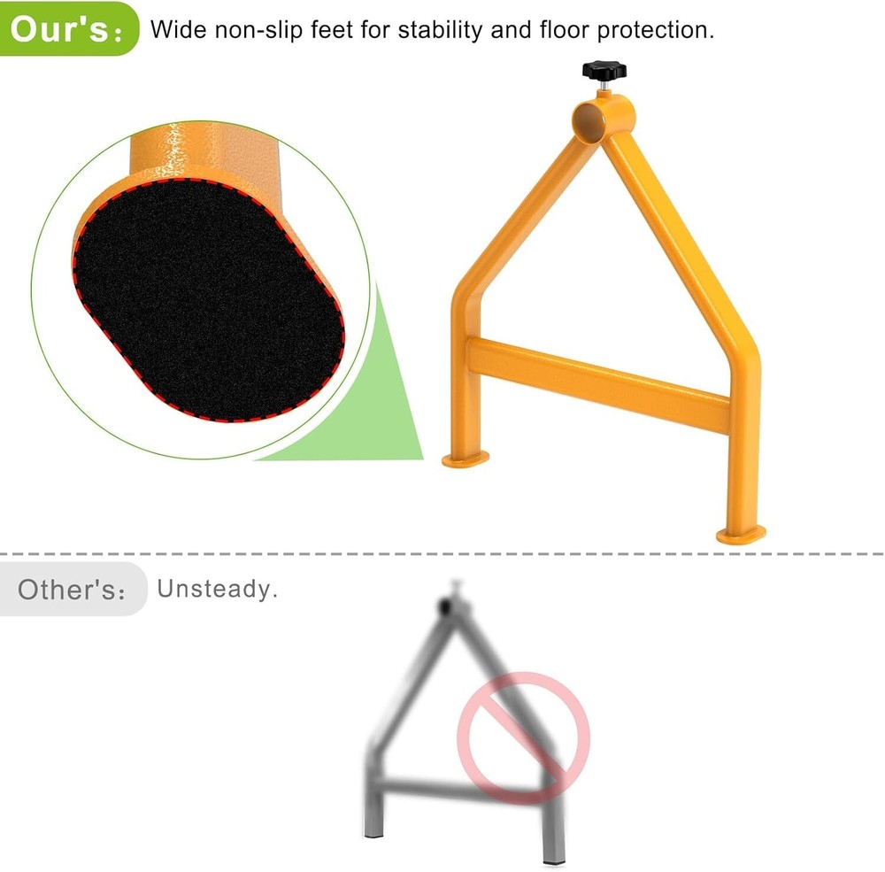 Wire Spool Rack, Portable Cable Caddy, Steel Fully welded Wire Rack Dispenser...