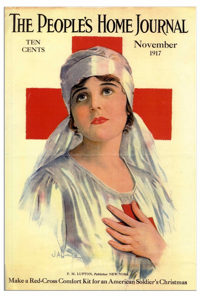 Red Cross Poster Based on WWI Campaign November 1917