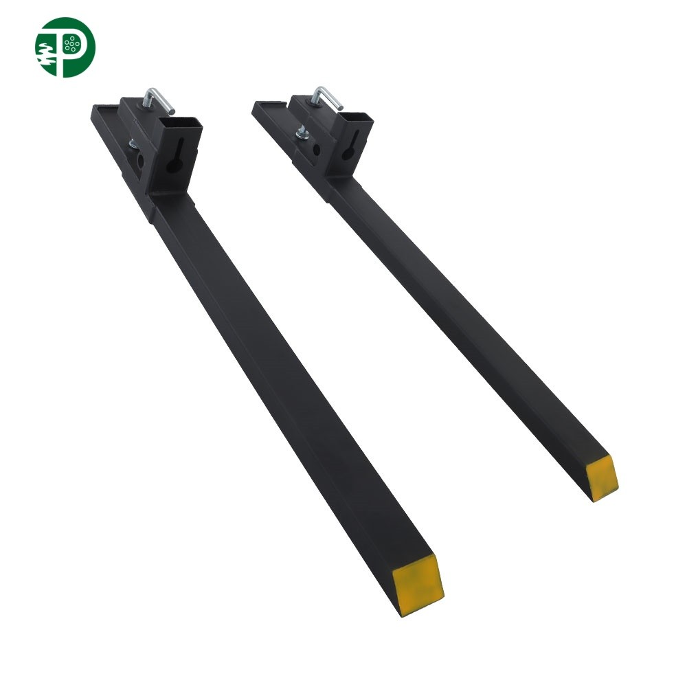 4000Lbs Heavy Duty Pallet Fork 60" Clamp On Bucket Loader Attachment Skid Steer