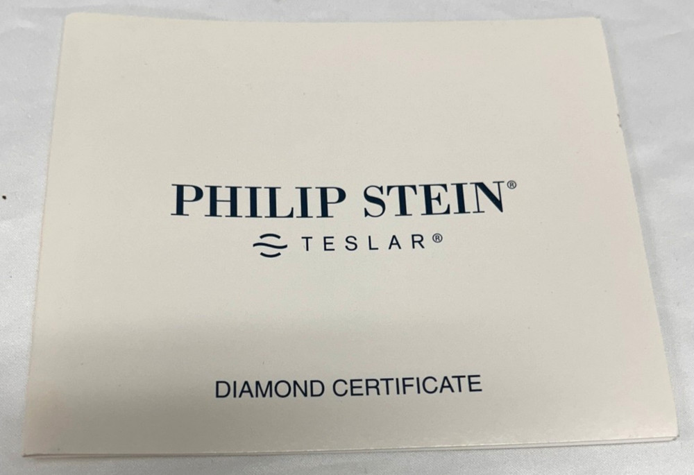 Philip Stein Diamond Certificate