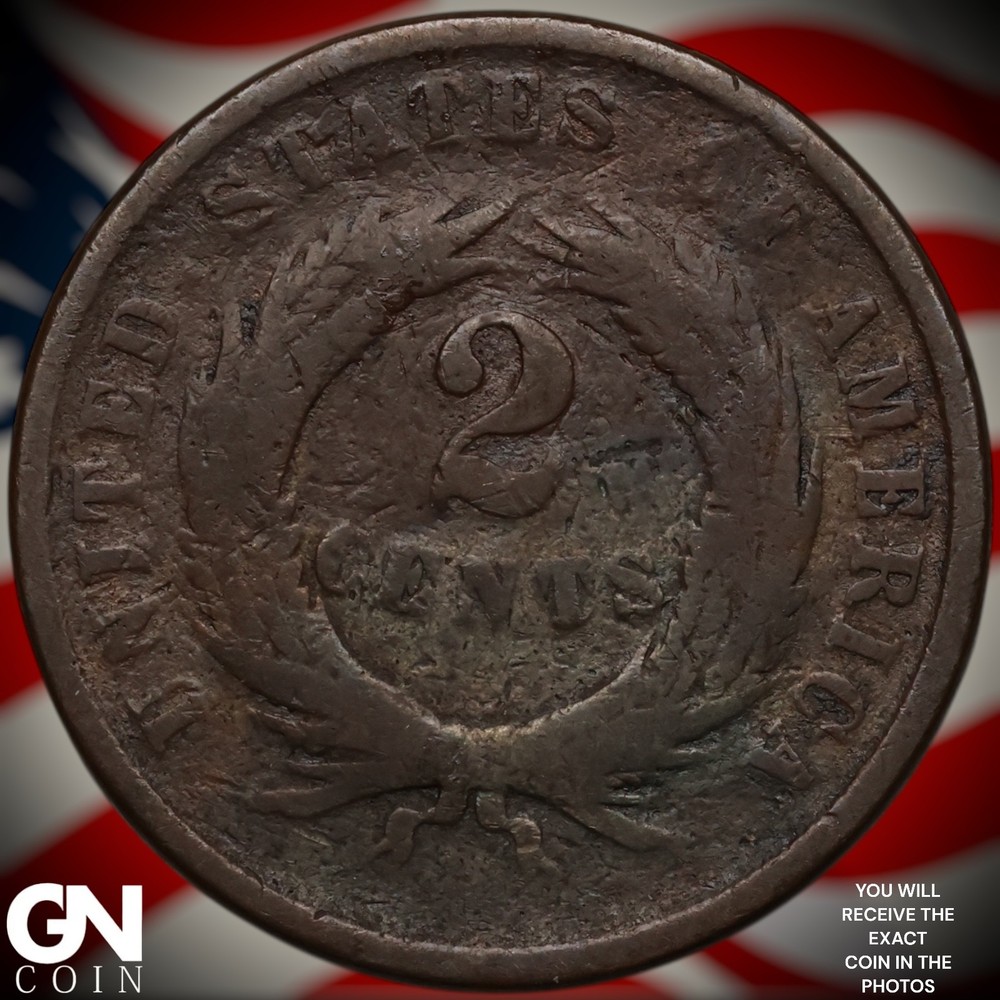 1864 2 Cent Piece A4783