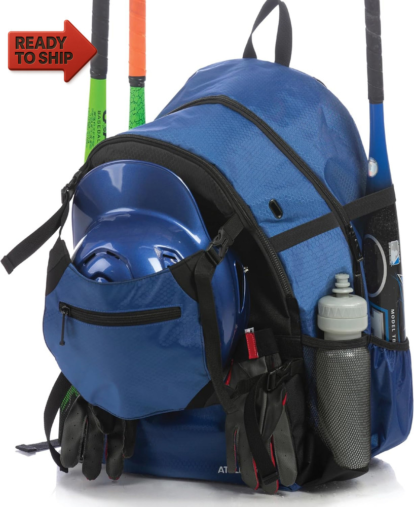 Athletico Advantage Baseball Bag - Baseball Backpack with External Helmet Holde