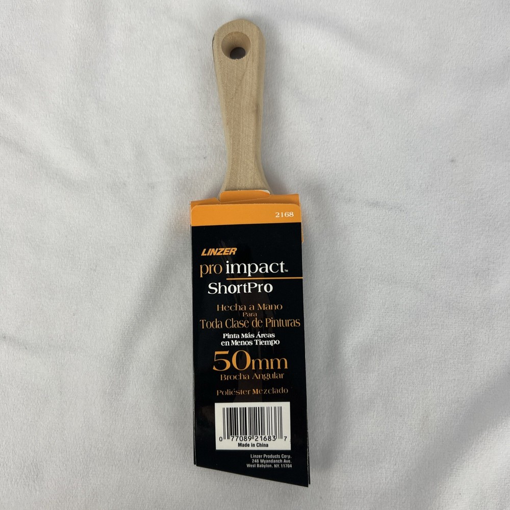 Linzer 2168 Polyester Angle Trim Paint Brush 2 in.