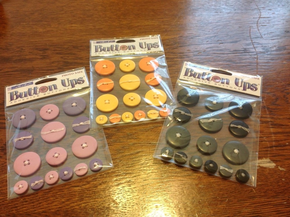 Scrapbooking embellishments buttons