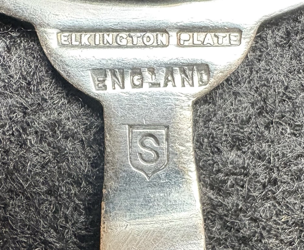 Antique Elkington Silverplate Tea Strainer