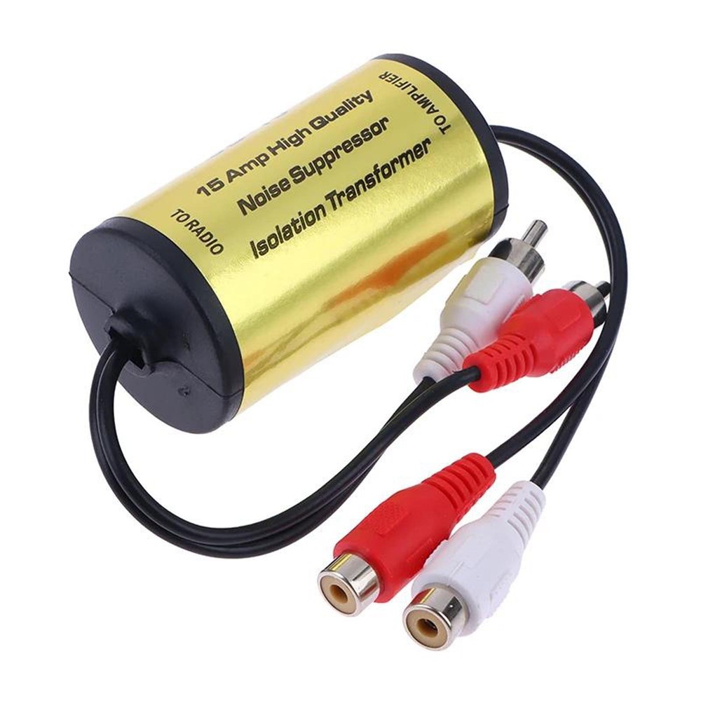 Generic RCA Audio Noise Filter 15A Practical Noise Reducer for Amplifier