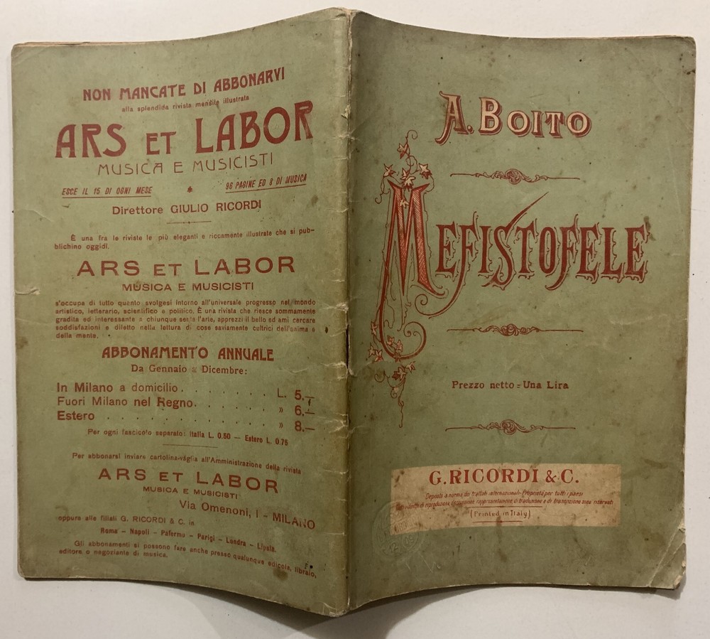 a. box MEPHISTOFOLE MEMORIES