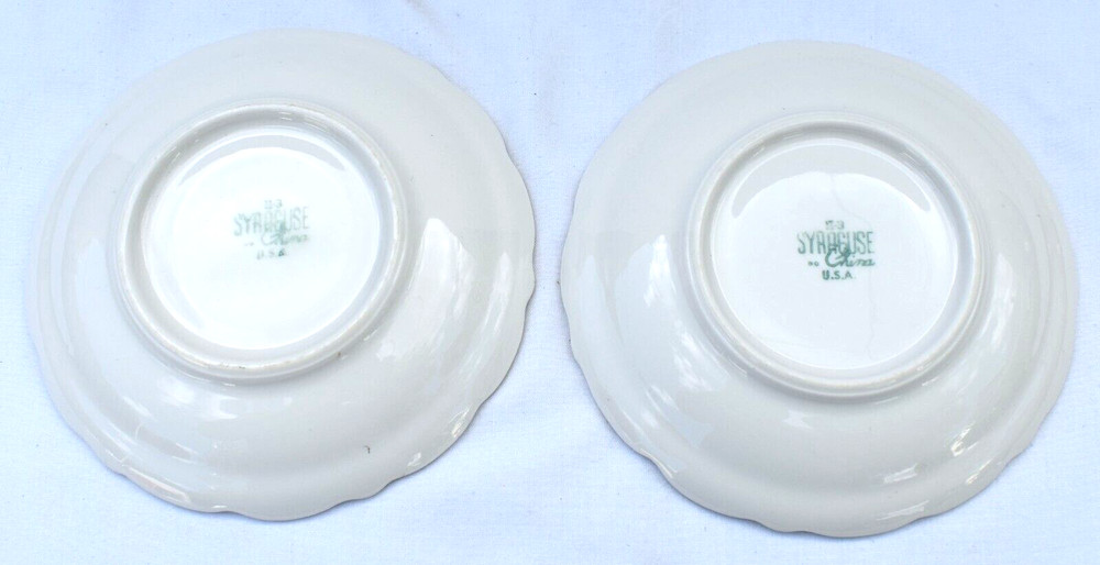 Syracuse China - PARK LANE - (2) SAUCERS