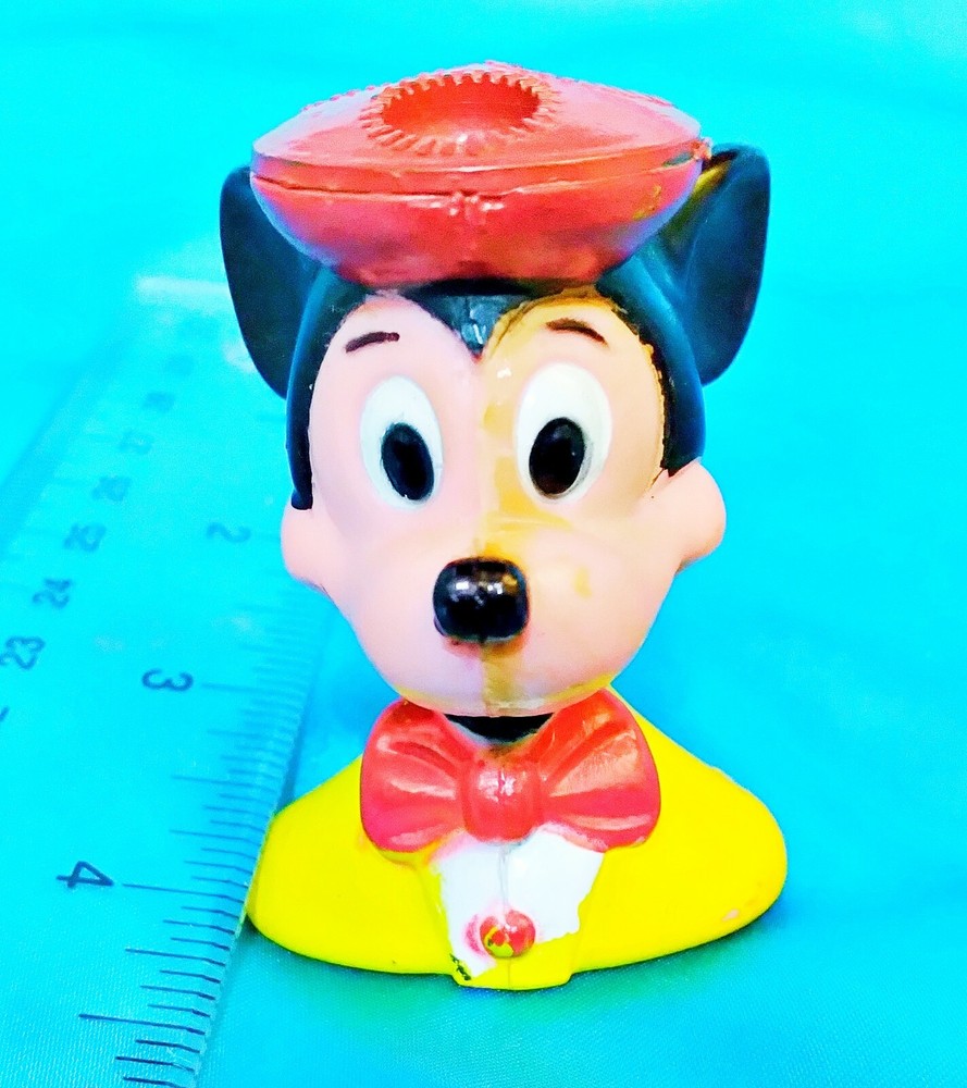 Vintage Disney Bubble Blower Pipe Mickey Mouse Chemtoy.