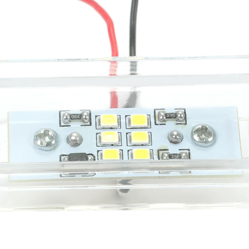 Universal Rear Roll Pan License Plate Light LED For Silverado Sierra Fleetside