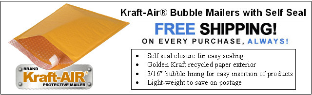 150 PCS Size #3 Kraft Bubble Mailers